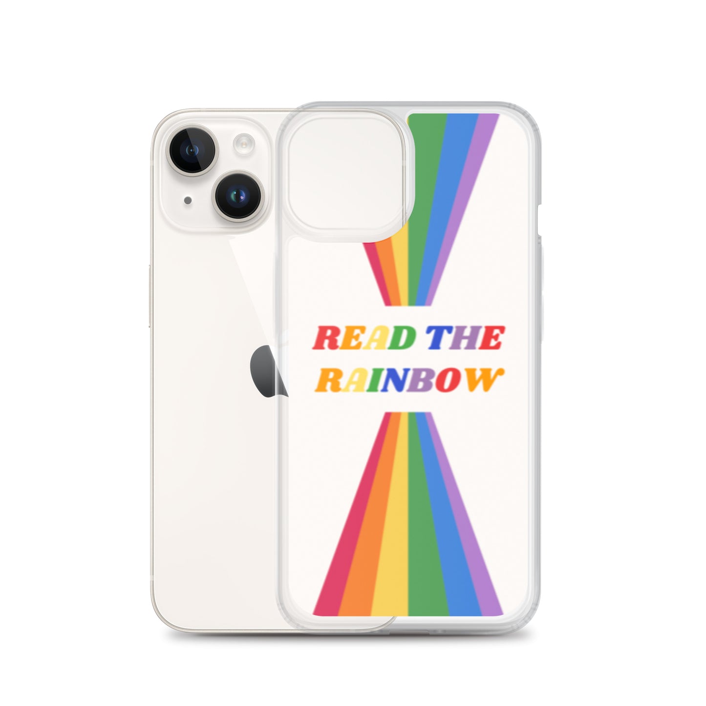 Read the Rainbow Clear Case for iPhone®