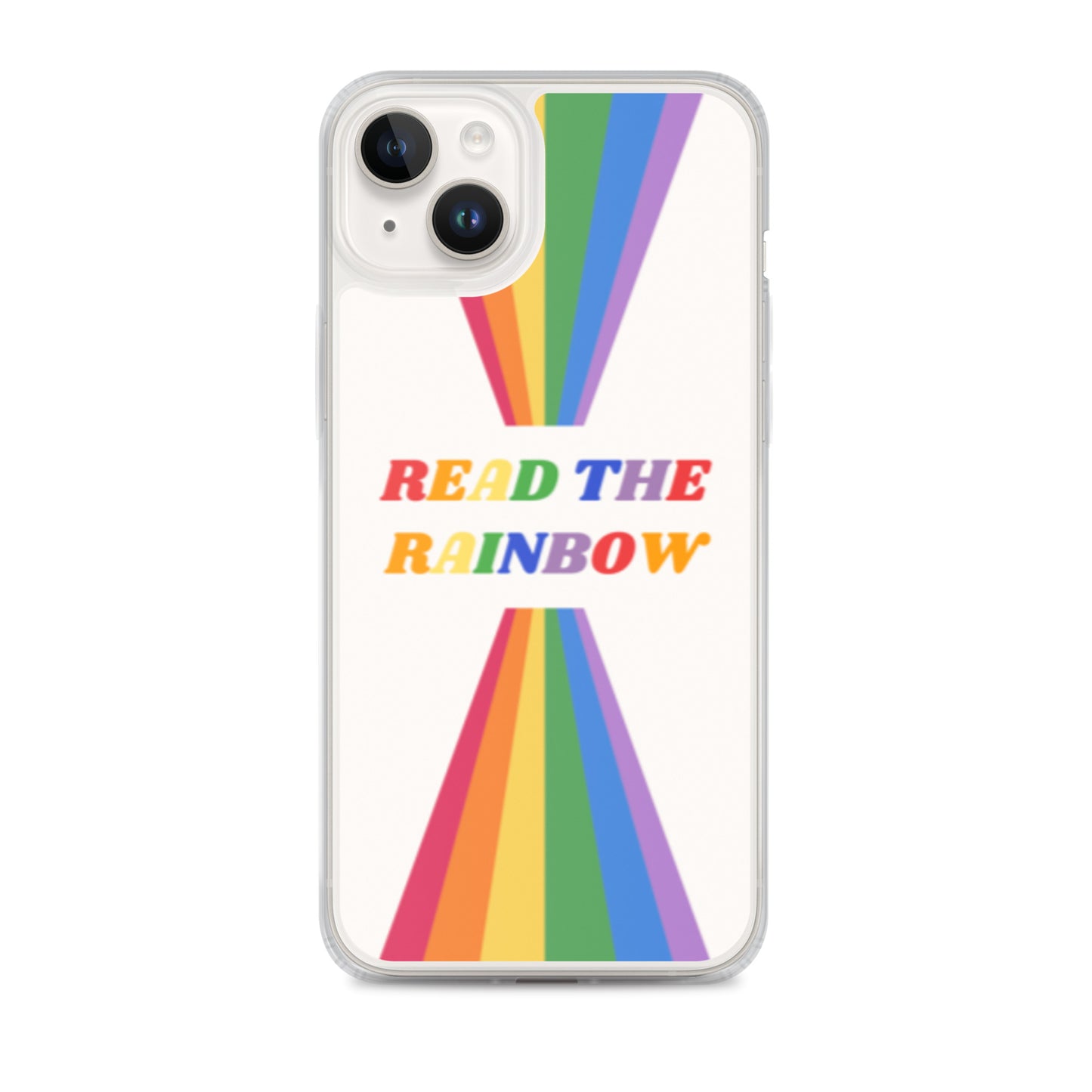 Read the Rainbow Clear Case for iPhone®