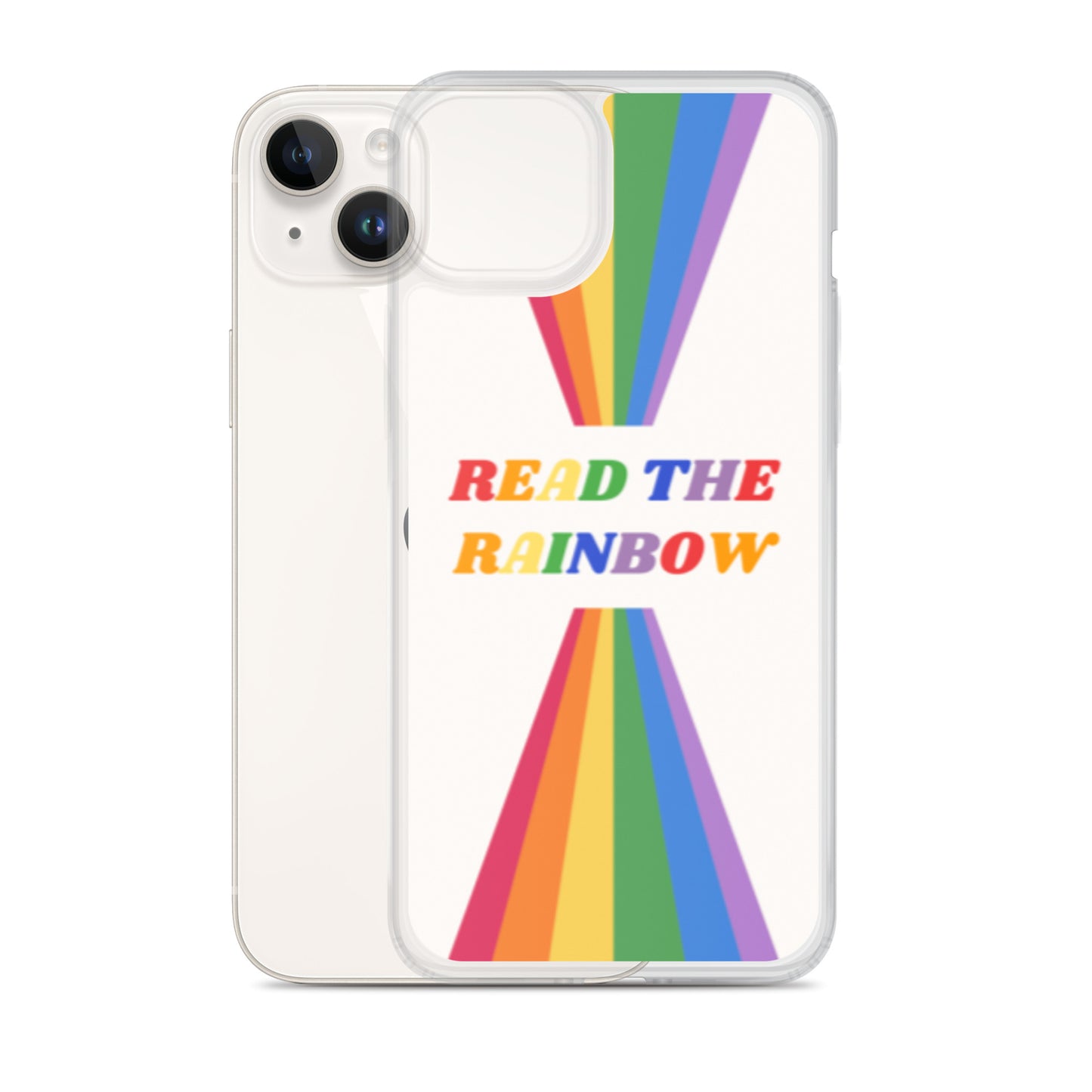 Read the Rainbow Clear Case for iPhone®