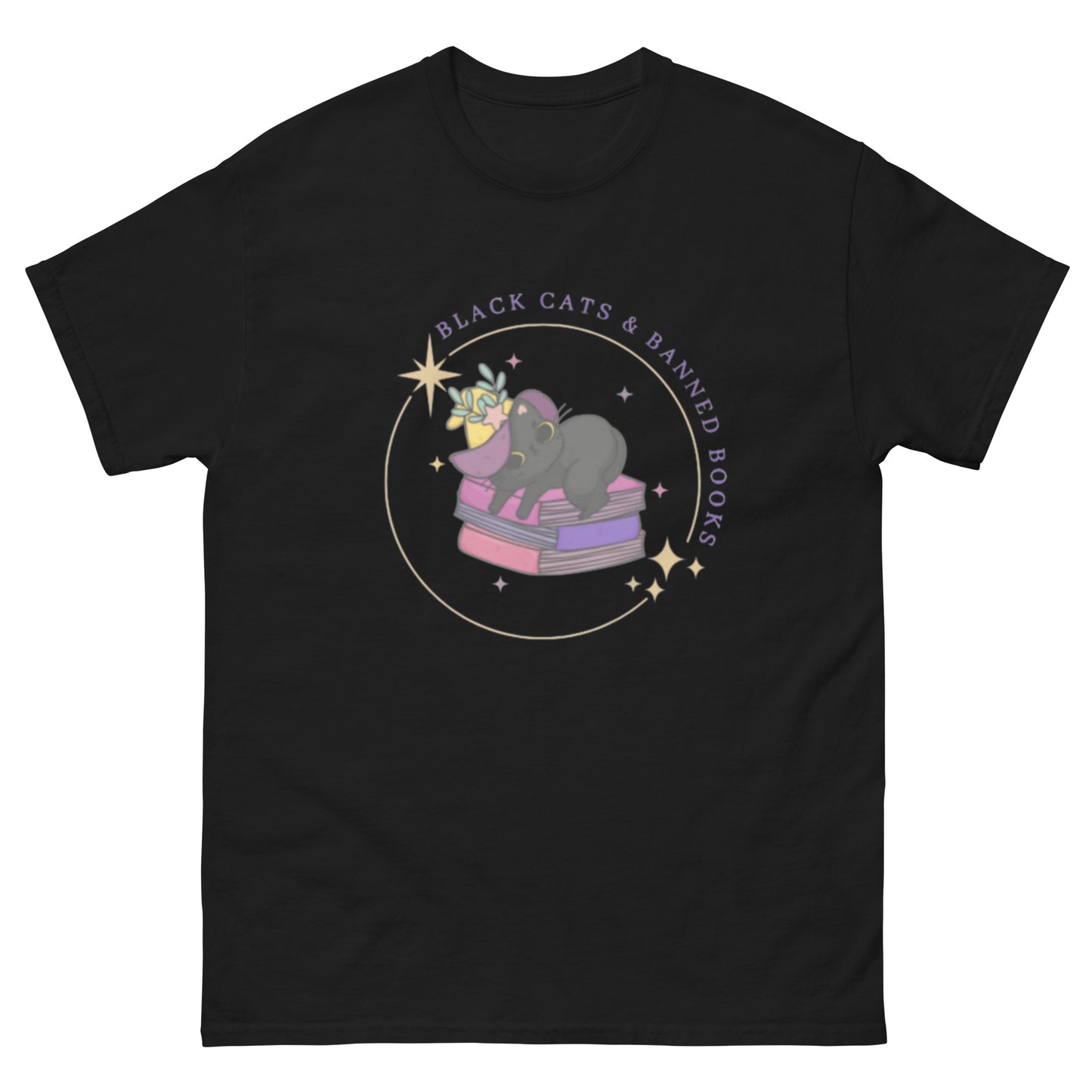 Black Cats & Banned Books Men's Classic Tee