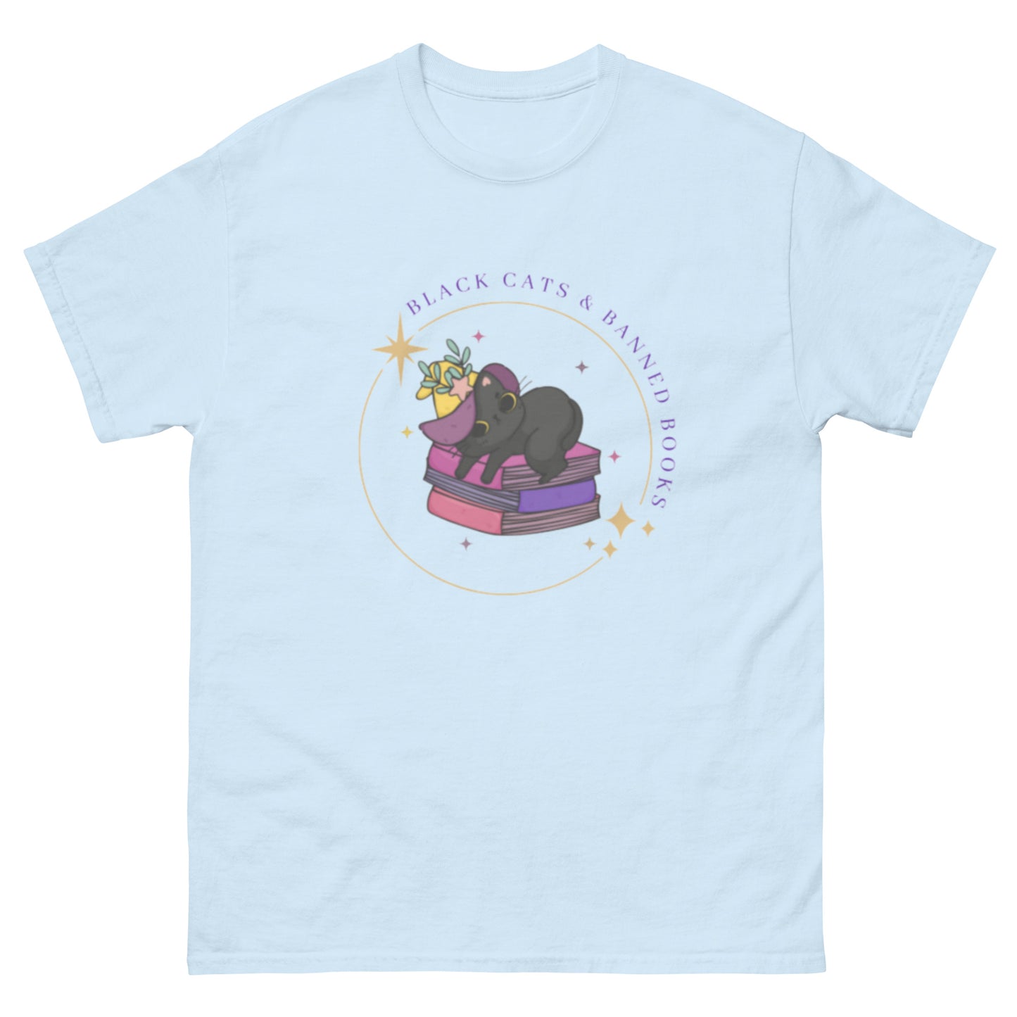 Black Cats & Banned Books Men's Classic Tee