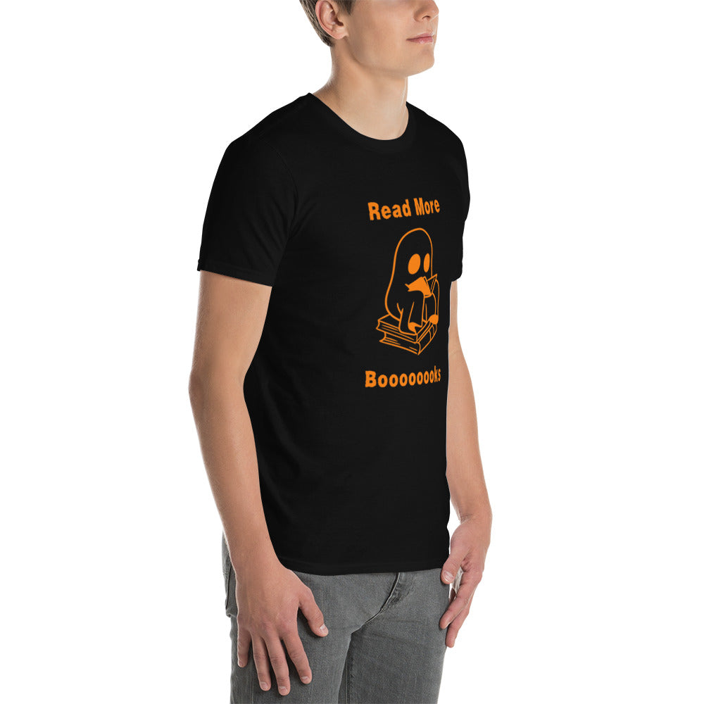 Read More Books-Orange Ghost Short-Sleeve Unisex T-Shirt