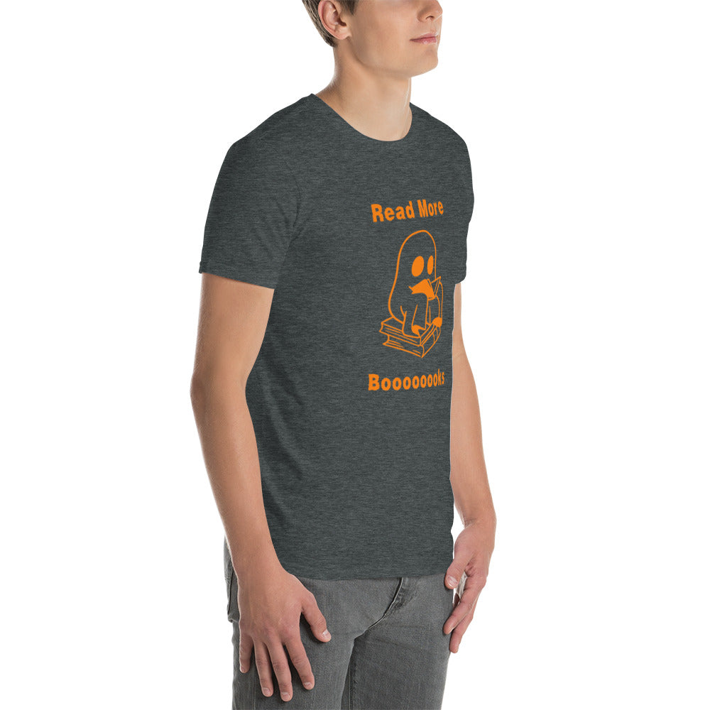 Read More Books-Orange Ghost Short-Sleeve Unisex T-Shirt