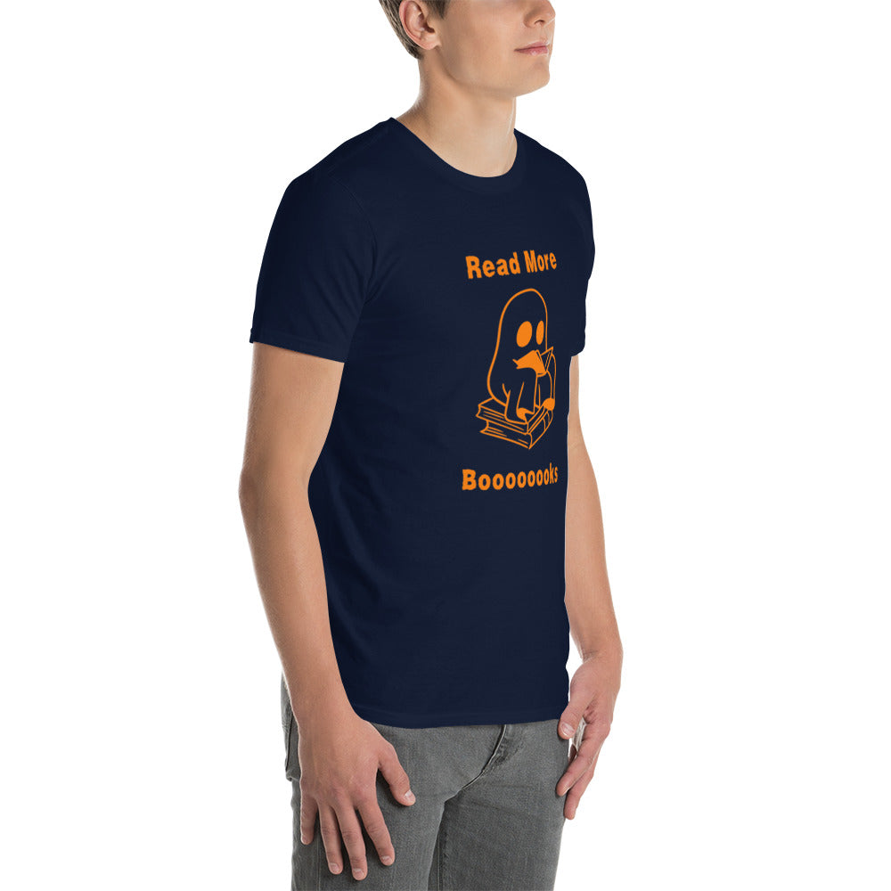 Read More Books-Orange Ghost Short-Sleeve Unisex T-Shirt