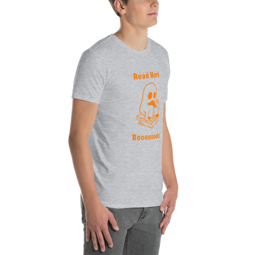 Read More Books-Orange Ghost Short-Sleeve Unisex T-Shirt
