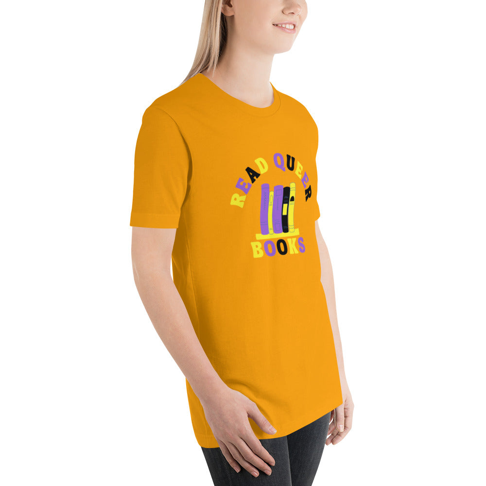 Read Queer Books Unisex T-Shirt (Nonbinary Colors)