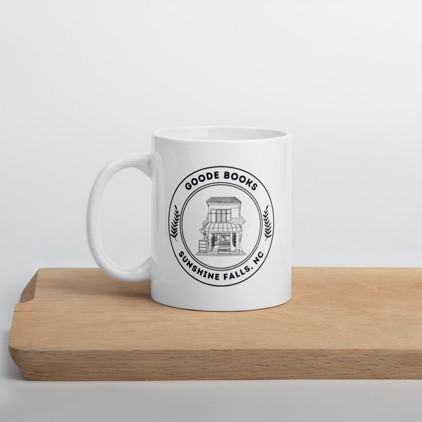 Goode Books White Glossy Mug
