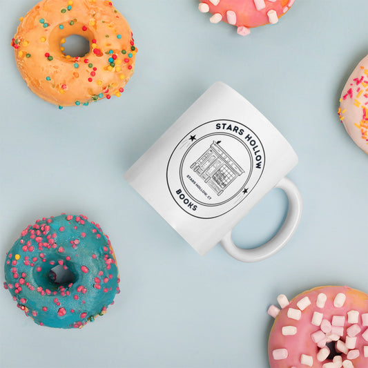 Stars Hollow Books White Glossy Mug