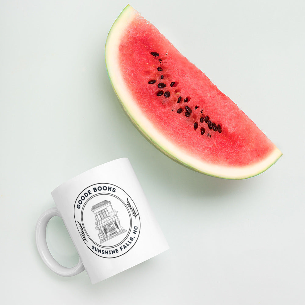 Goode Books White Glossy Mug