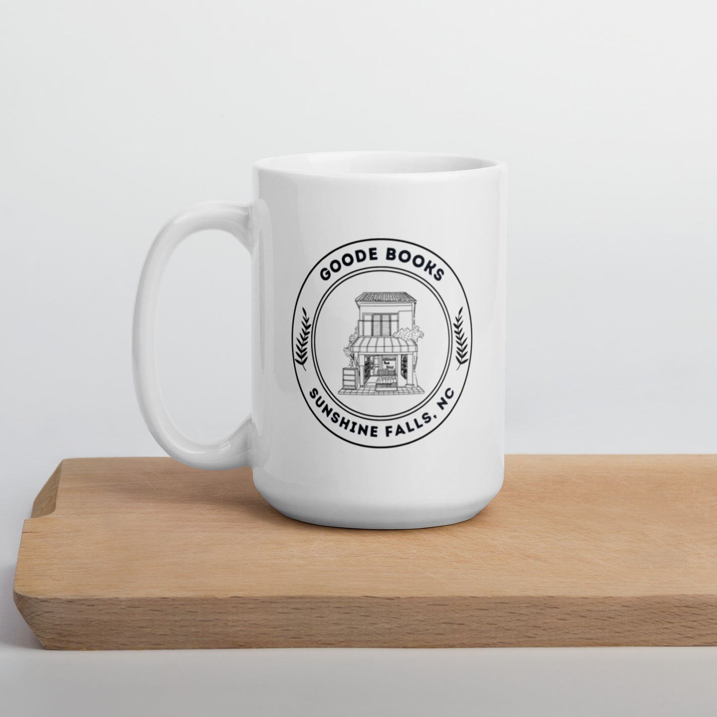 Goode Books White Glossy Mug