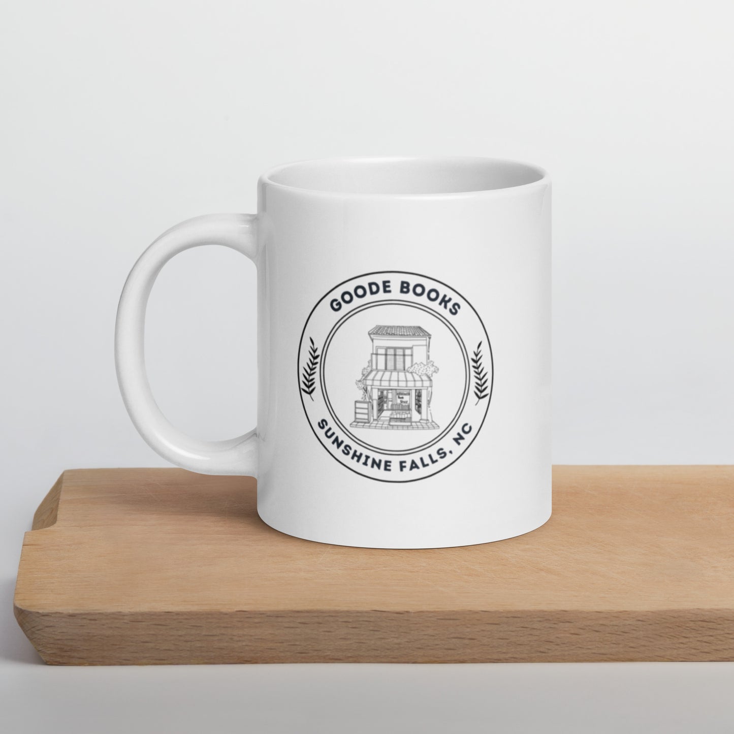Goode Books White Glossy Mug