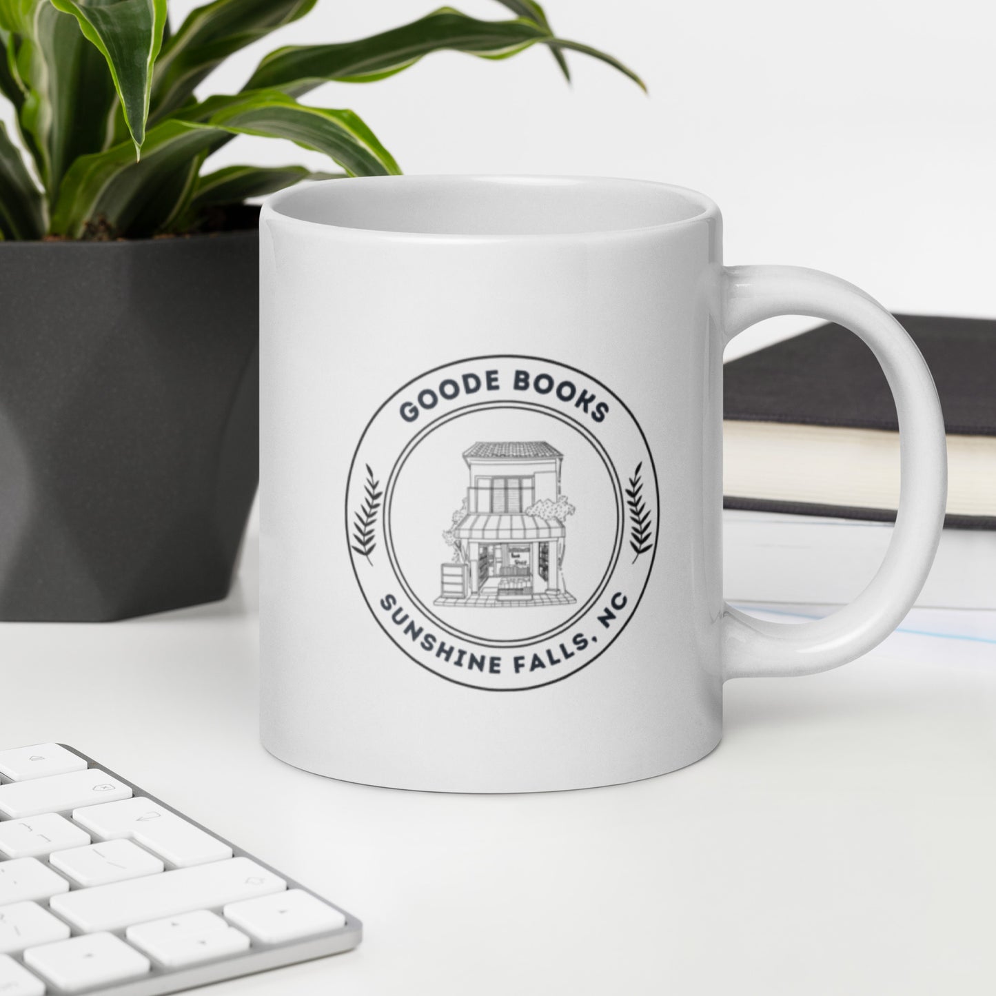Goode Books White Glossy Mug