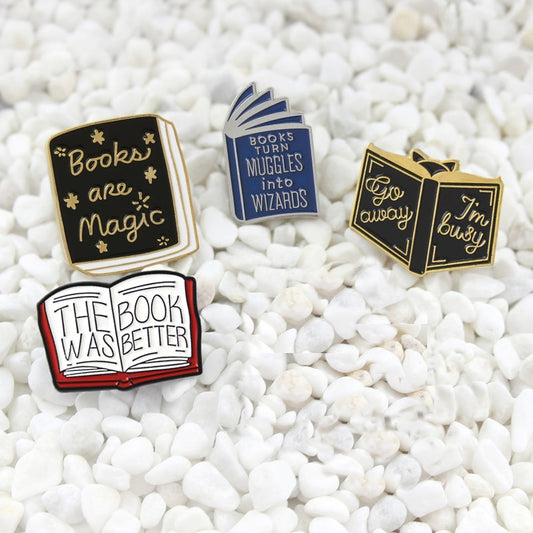 Book Pins (various styles) - The Spinster Librarian Shop