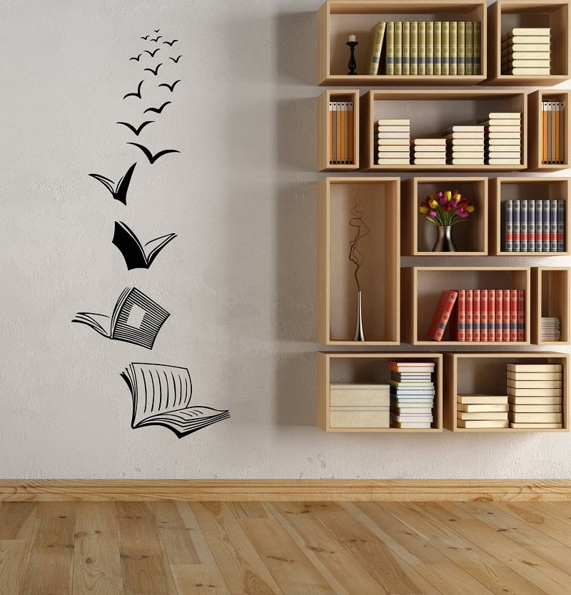 Book Wall Sticker - The Spinster Librarian Shop
