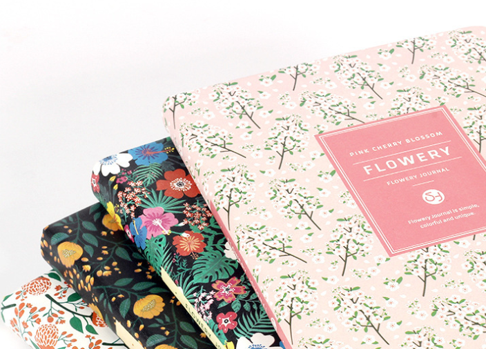 Flowery Notebook - The Spinster Librarian Shop