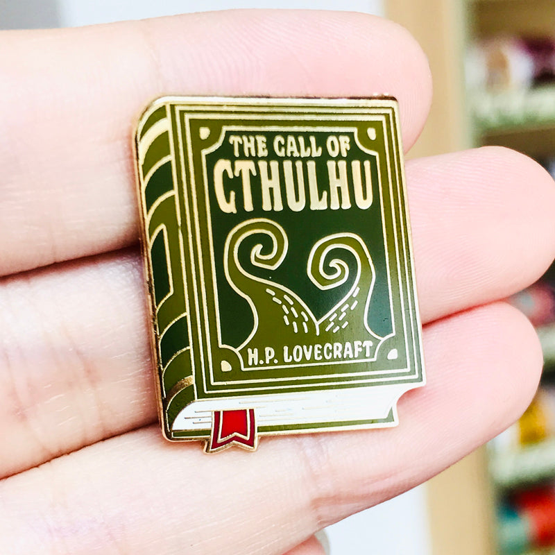 The Call of Cthulu-H.P. Lovecraft Pin - The Spinster Librarian Shop