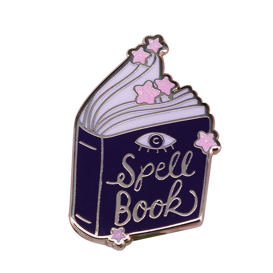 Spell Book Pin - The Spinster Librarian Shop