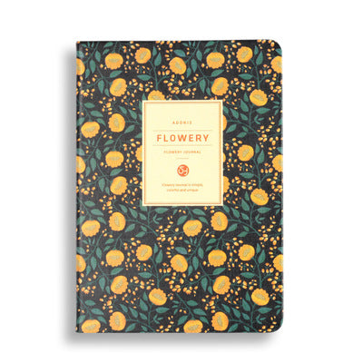 Flowery Notebook - The Spinster Librarian Shop
