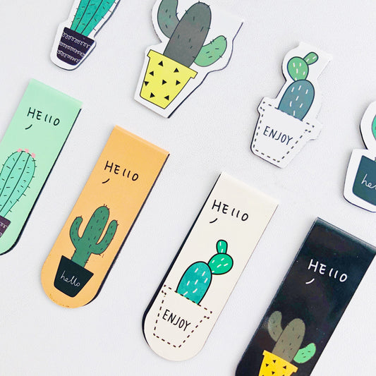 Magnetic Bookmark-Cactus - The Spinster Librarian Shop