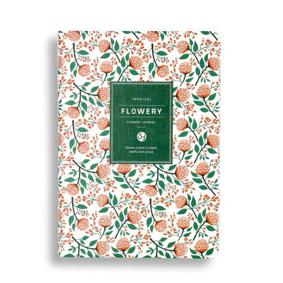 Flowery Notebook - The Spinster Librarian Shop