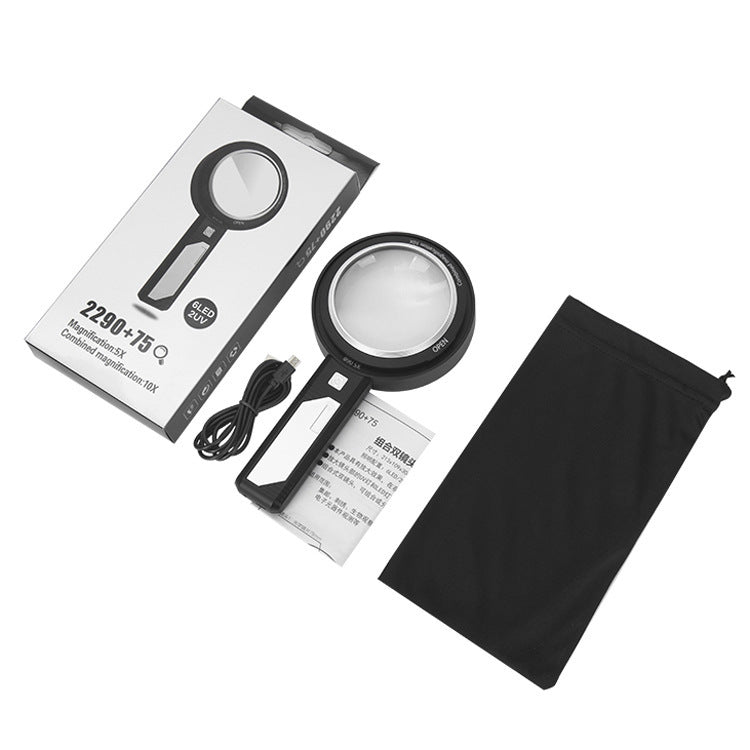 Handheld Magnifying Glass With Reading Light – The Spinster Librarian Shop