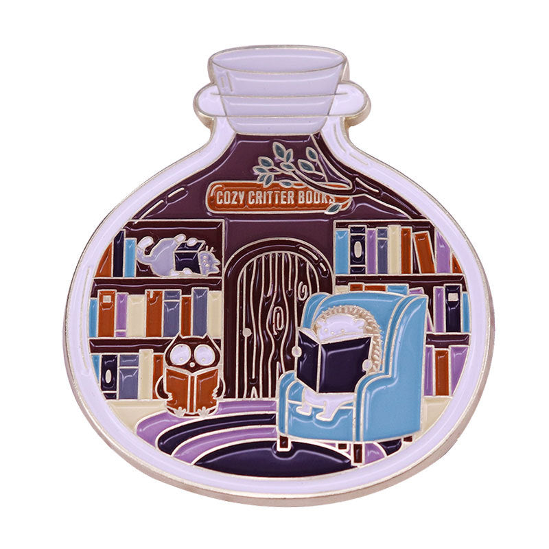 Cozy Critter Pin - The Spinster Librarian Shop