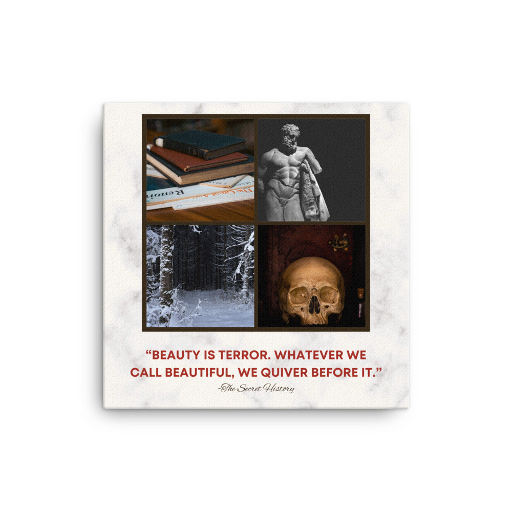The Secret History Canvas-12"x12" - The Spinster Librarian Shop