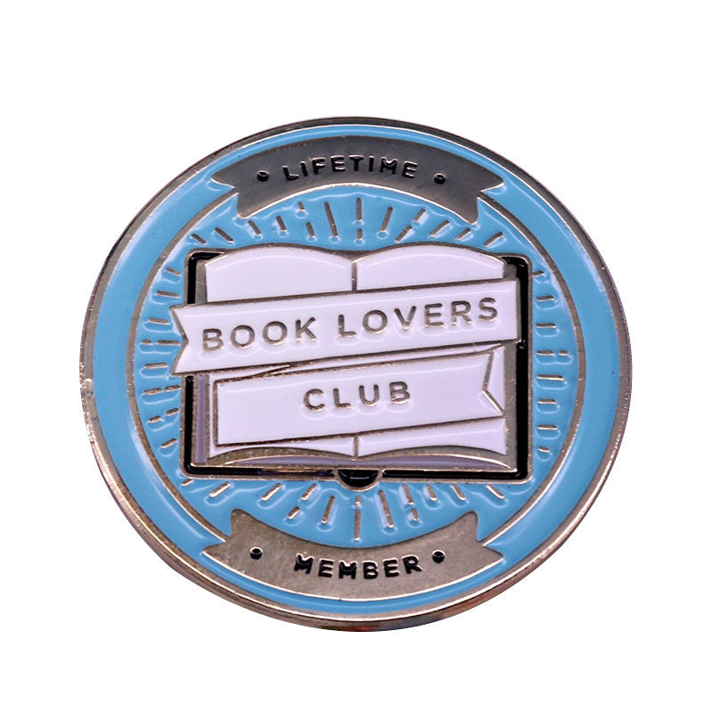 Book Lovers Club Pin - The Spinster Librarian Shop