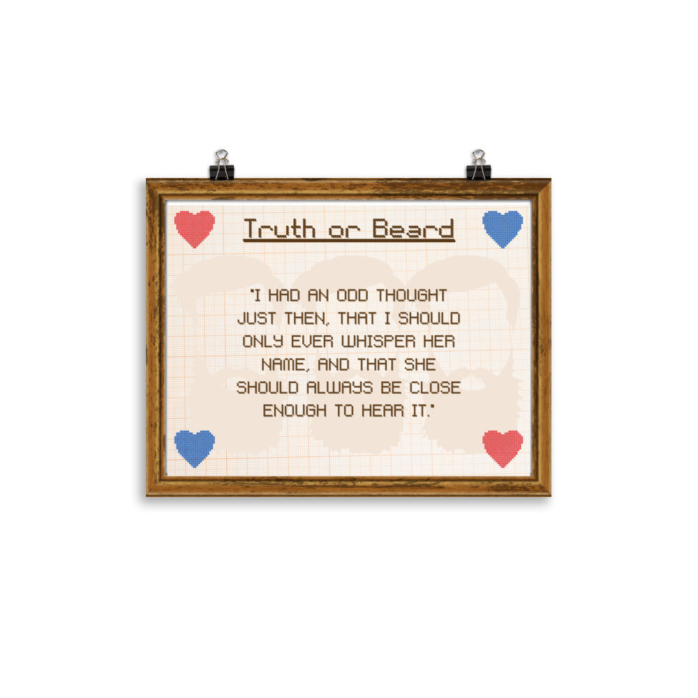 Winston Brothers: Truth or Beard Poster - The Spinster Librarian Shop
