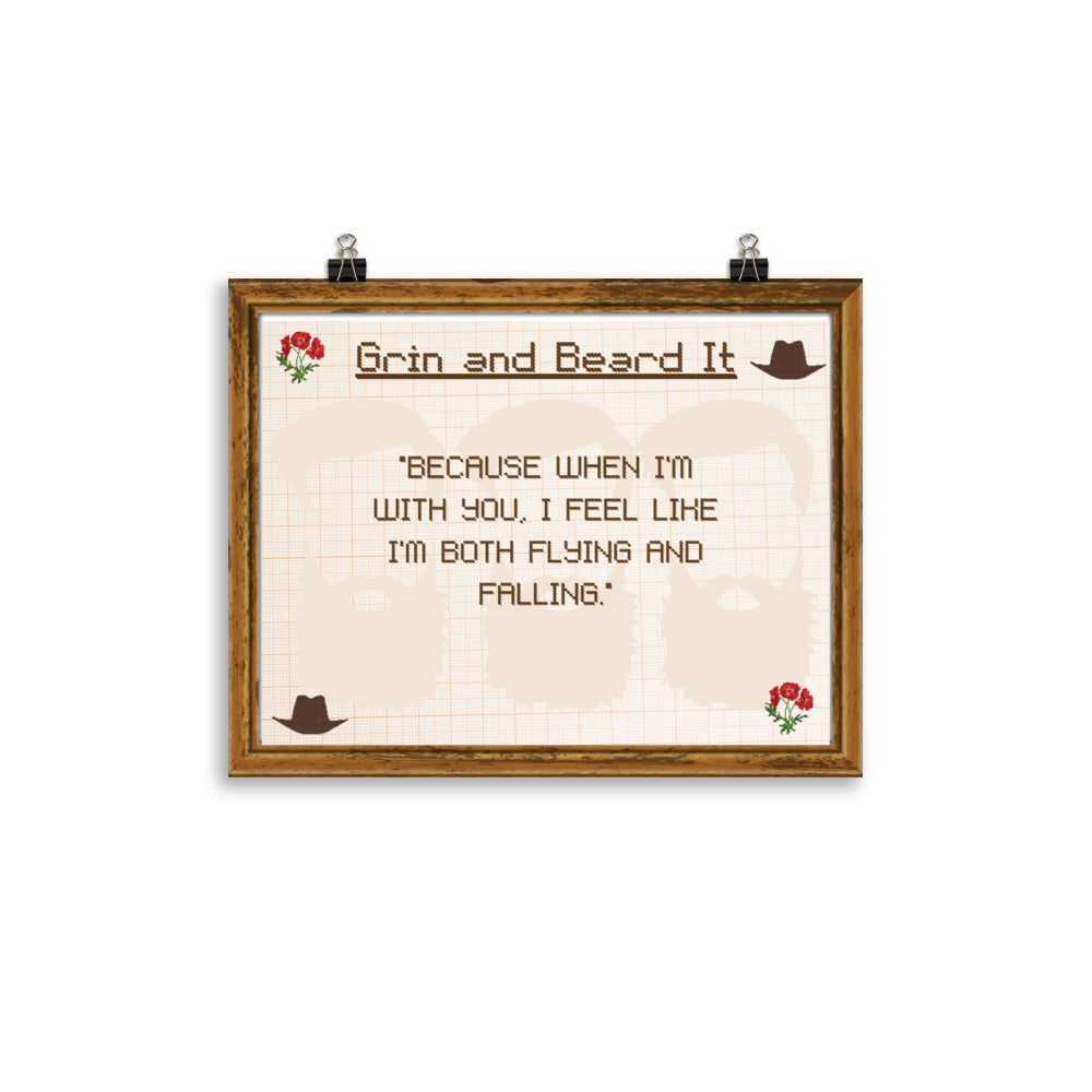 Winston Brothers: Grin and Beard It Poster - The Spinster Librarian Shop