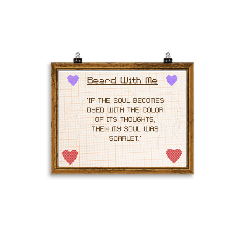 Winston Brothers: Beard With Me Poster - The Spinster Librarian Shop