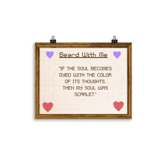 Winston Brothers: Beard With Me Poster - The Spinster Librarian Shop