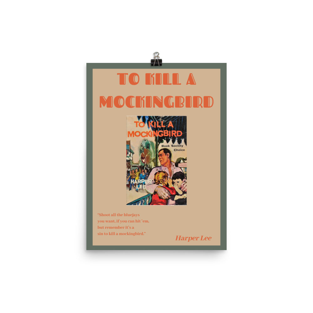 To Kill a Mockingbird (Cover) Poster 12" x 16" - The Spinster Librarian Shop