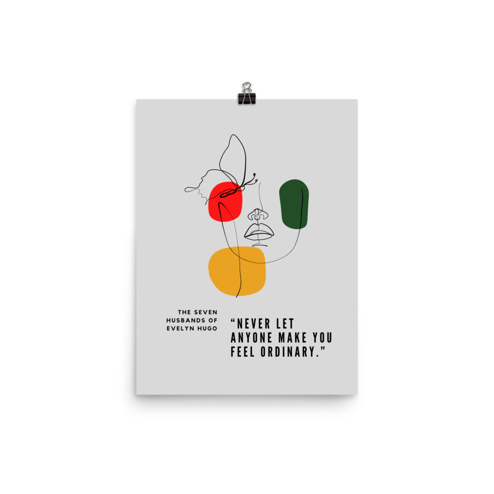 The Seven Husbands of Evelyn Hugo Poster 12"x 16" - The Spinster Librarian Shop
