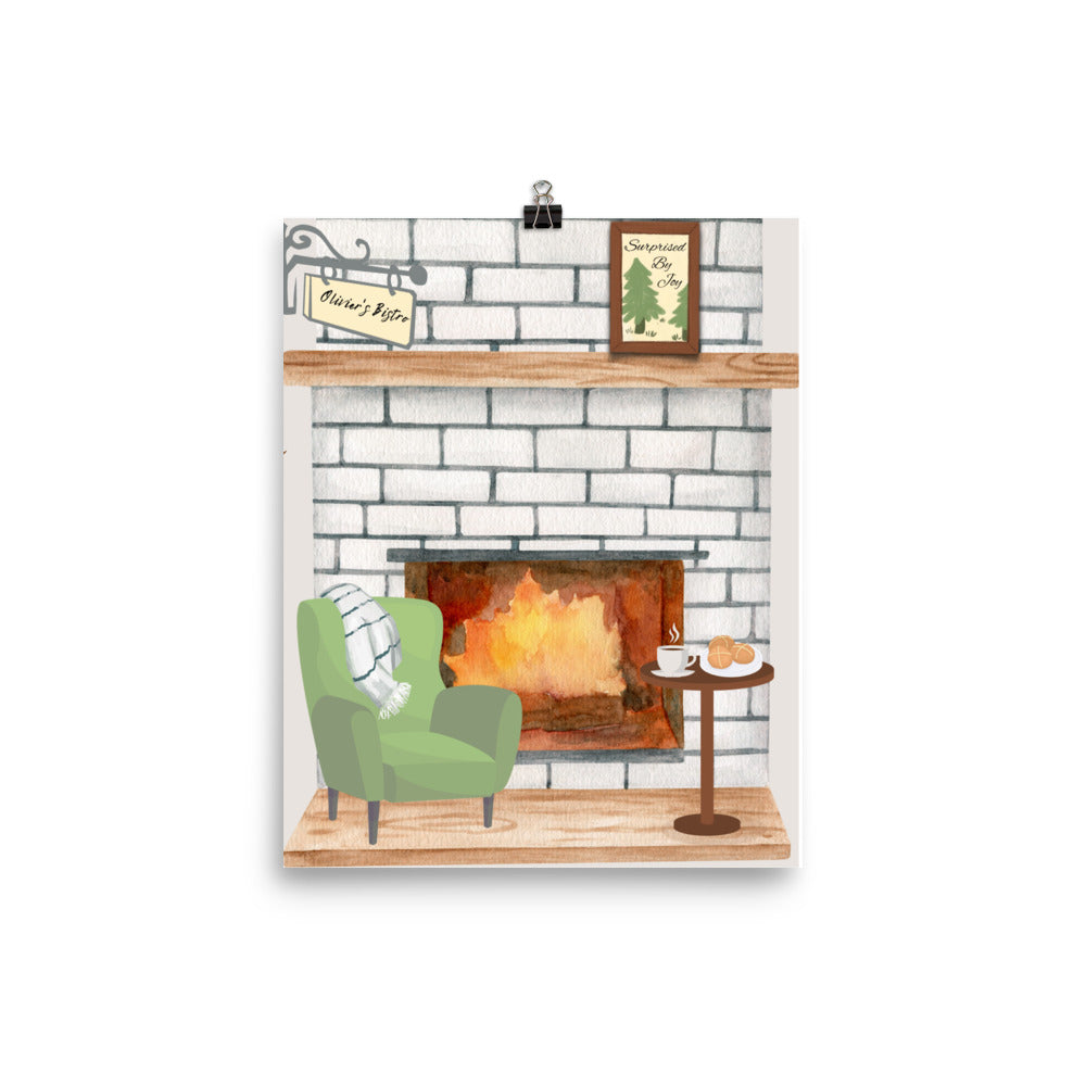 Three Pines-Olivier's Bistro Poster 8" x 10" - The Spinster Librarian Shop