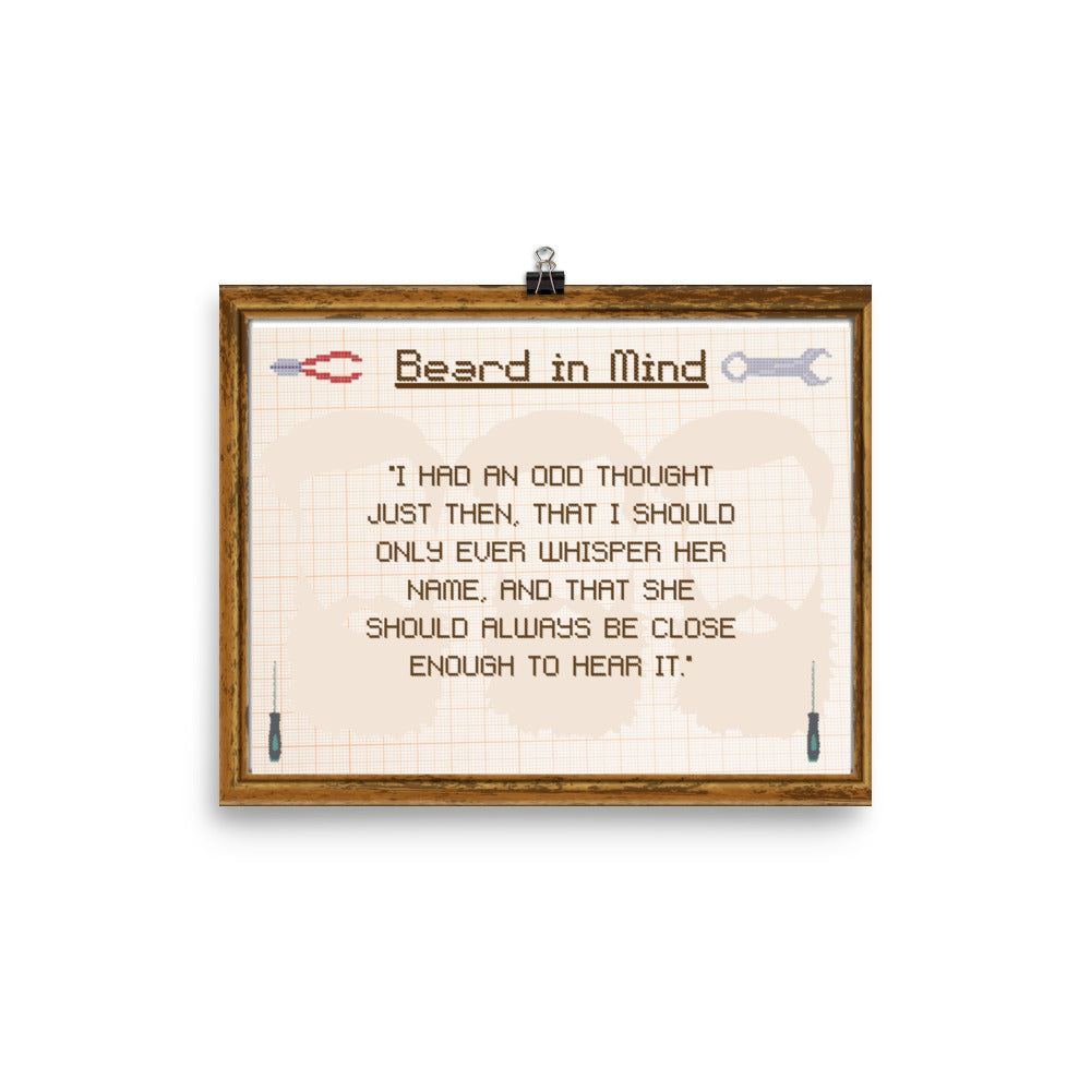 Winston Brothers: Beard in Mind Poster - The Spinster Librarian Shop