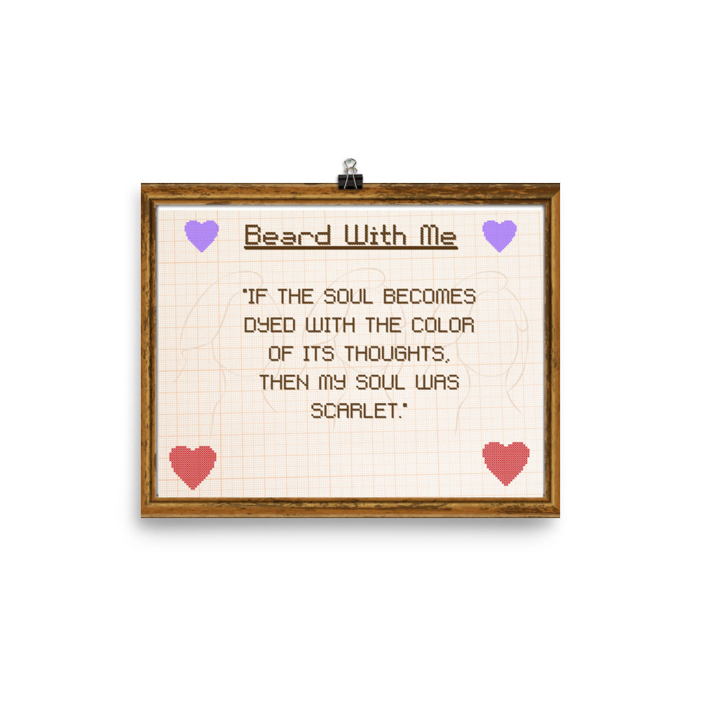 Winston Brothers: Beard With Me Poster - The Spinster Librarian Shop