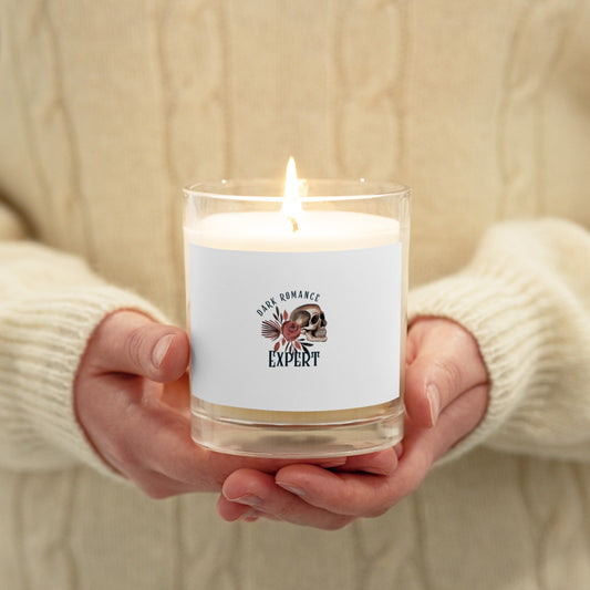 Romance Trope Glass Jar Soy Candle-Dark Romance - The Spinster Librarian Shop