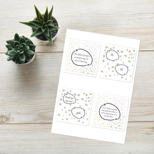 Heartstopper Sticker Sheet - The Spinster Librarian Shop