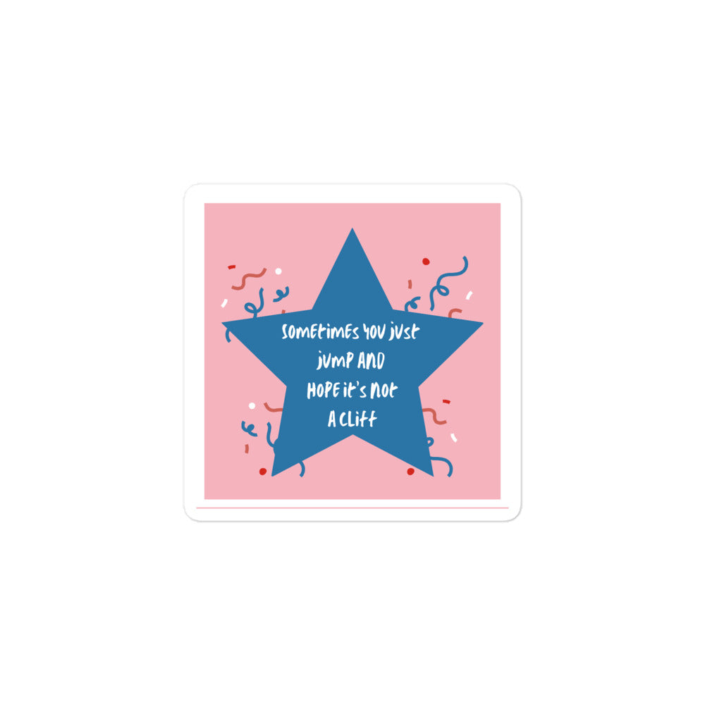 Red, White, and Royal Blue: Cliff Sticker 3"x3" - The Spinster Librarian Shop