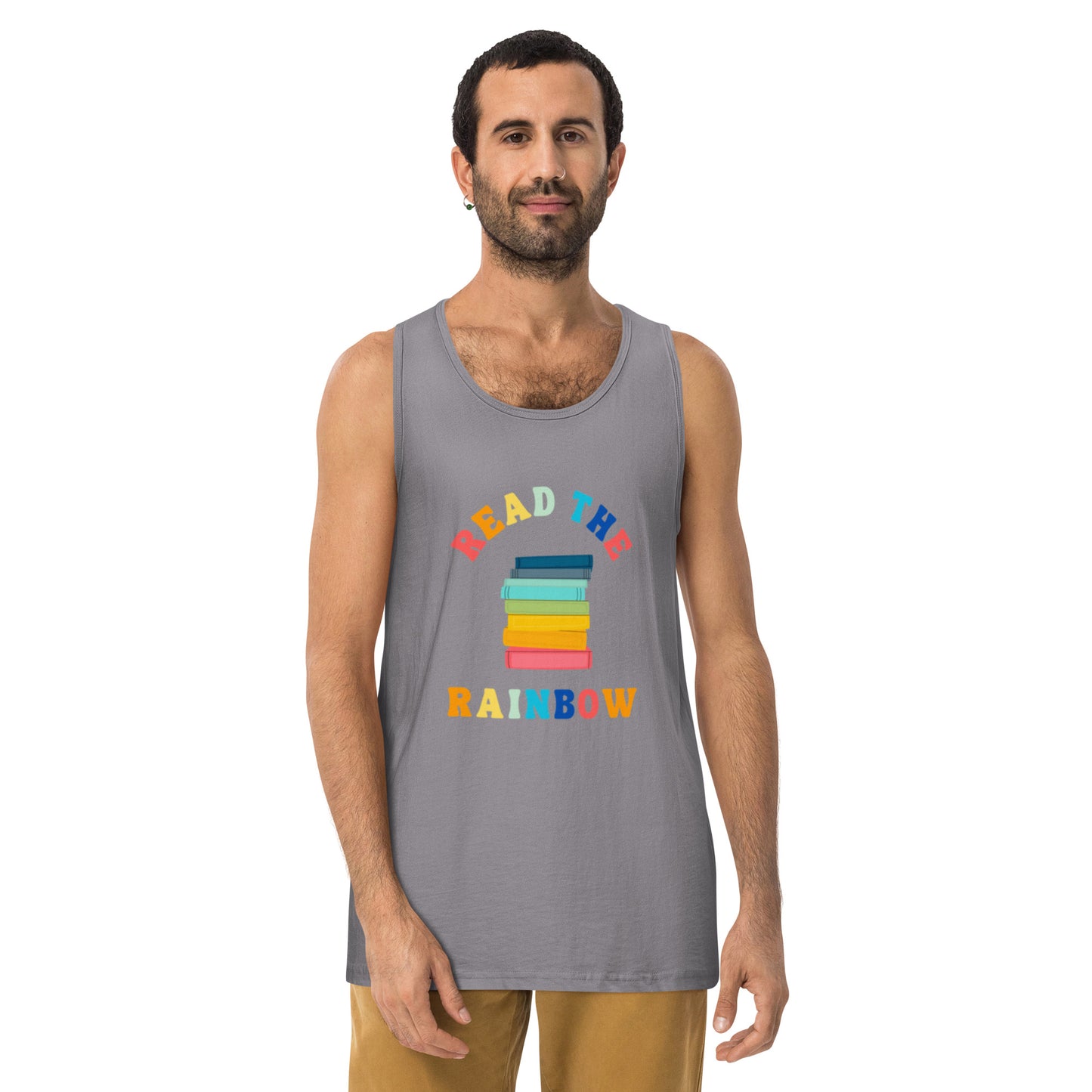 Read The Rainbow Men’s Premium Tank Top