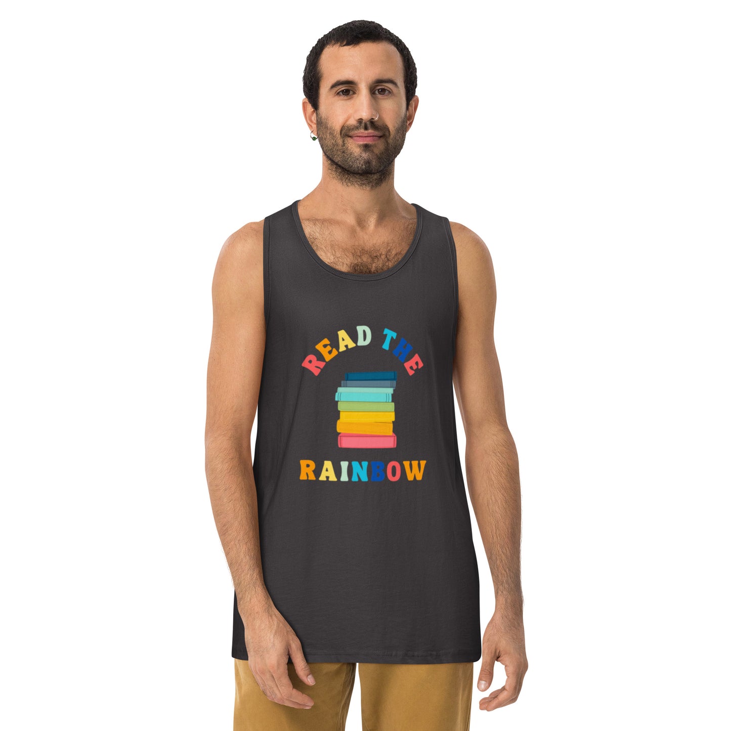 Read The Rainbow Men’s Premium Tank Top