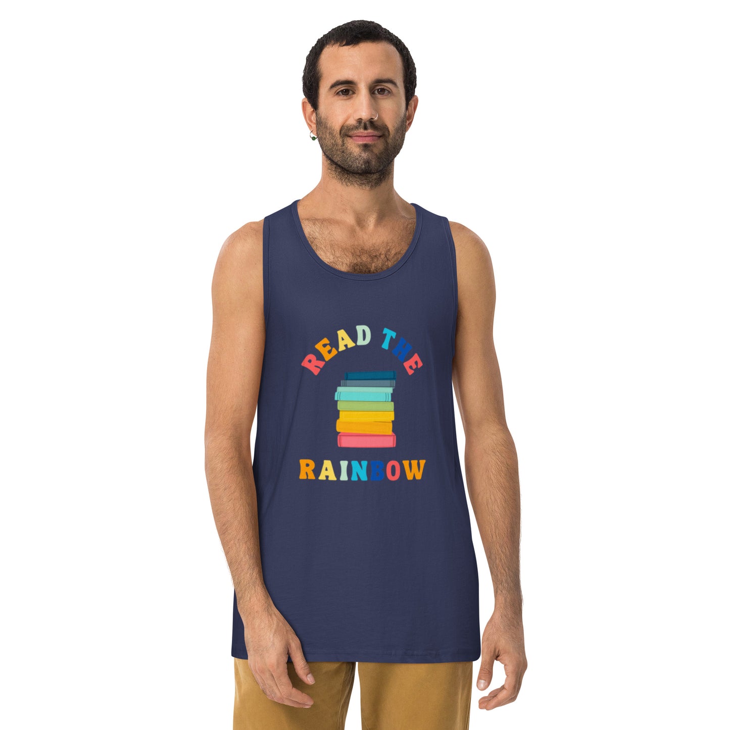 Read The Rainbow Men’s Premium Tank Top