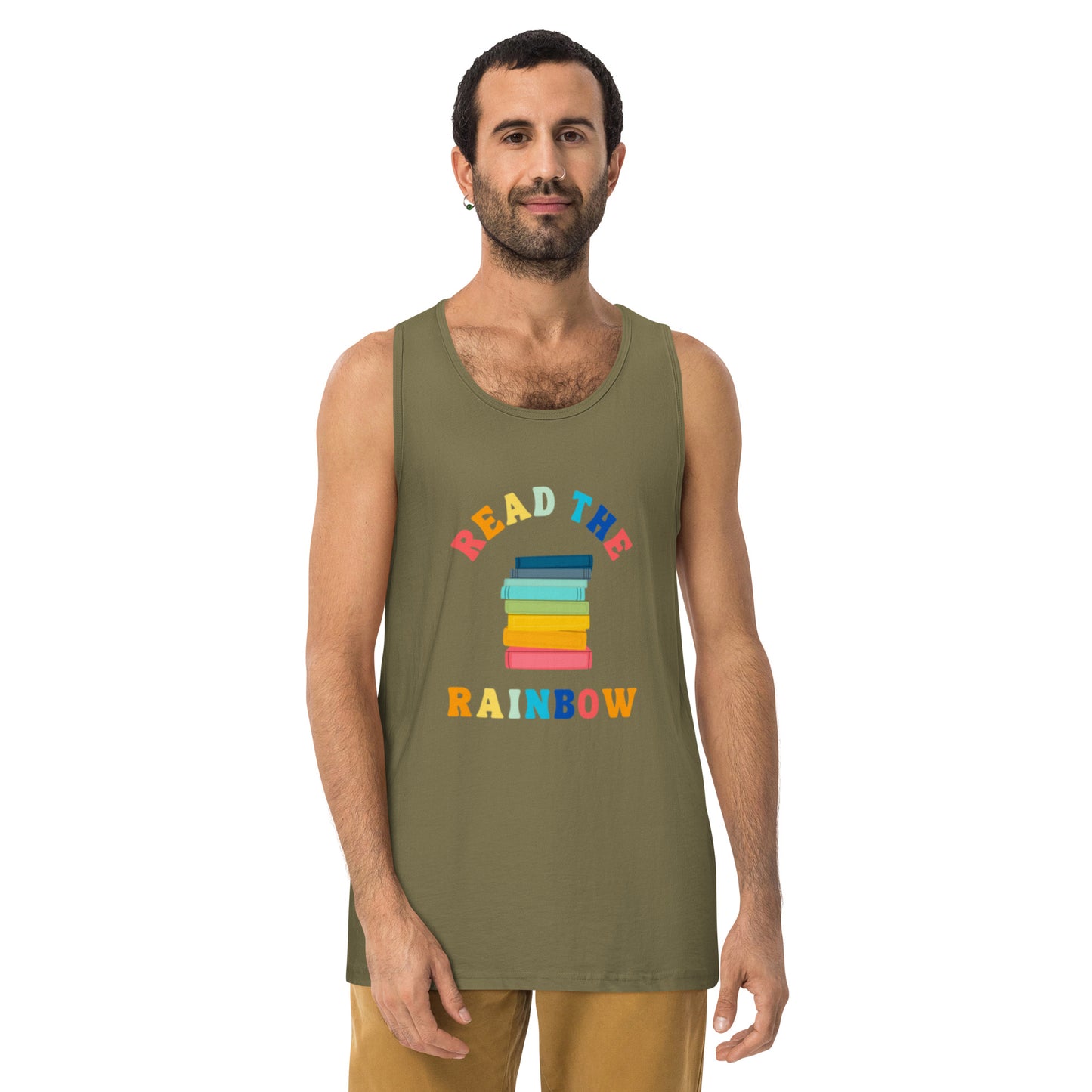 Read The Rainbow Men’s Premium Tank Top