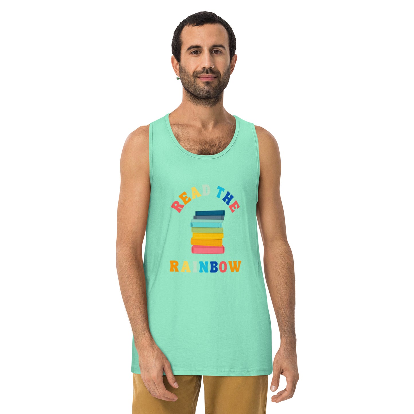 Read The Rainbow Men’s Premium Tank Top