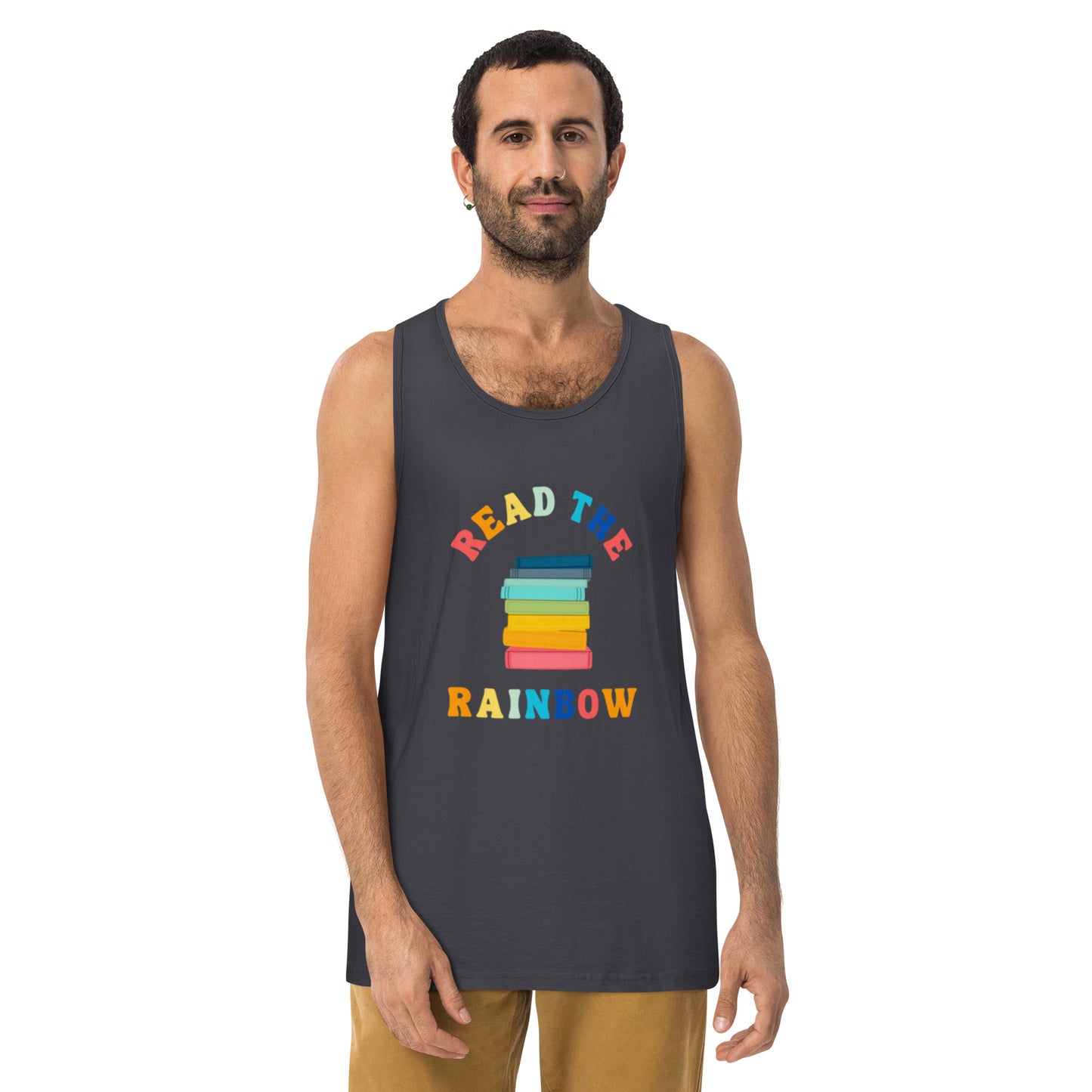 Read The Rainbow Men’s Premium Tank Top
