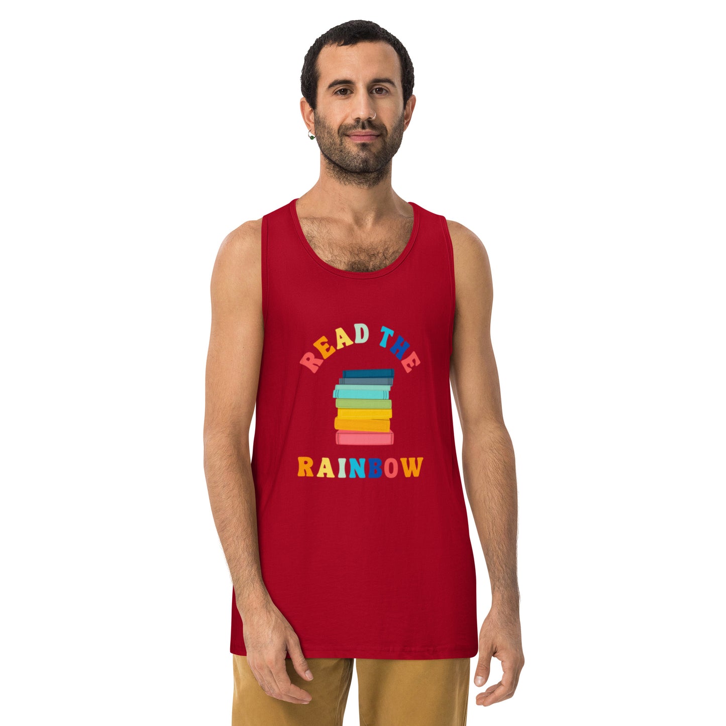 Read The Rainbow Men’s Premium Tank Top
