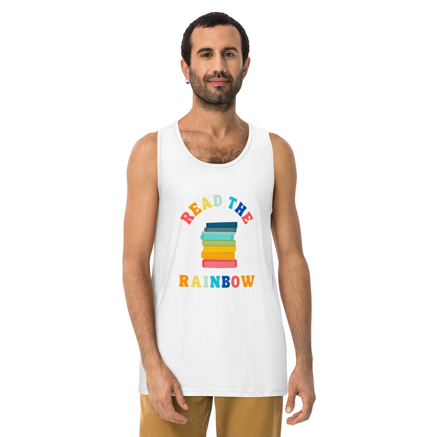 Read The Rainbow Men’s Premium Tank Top
