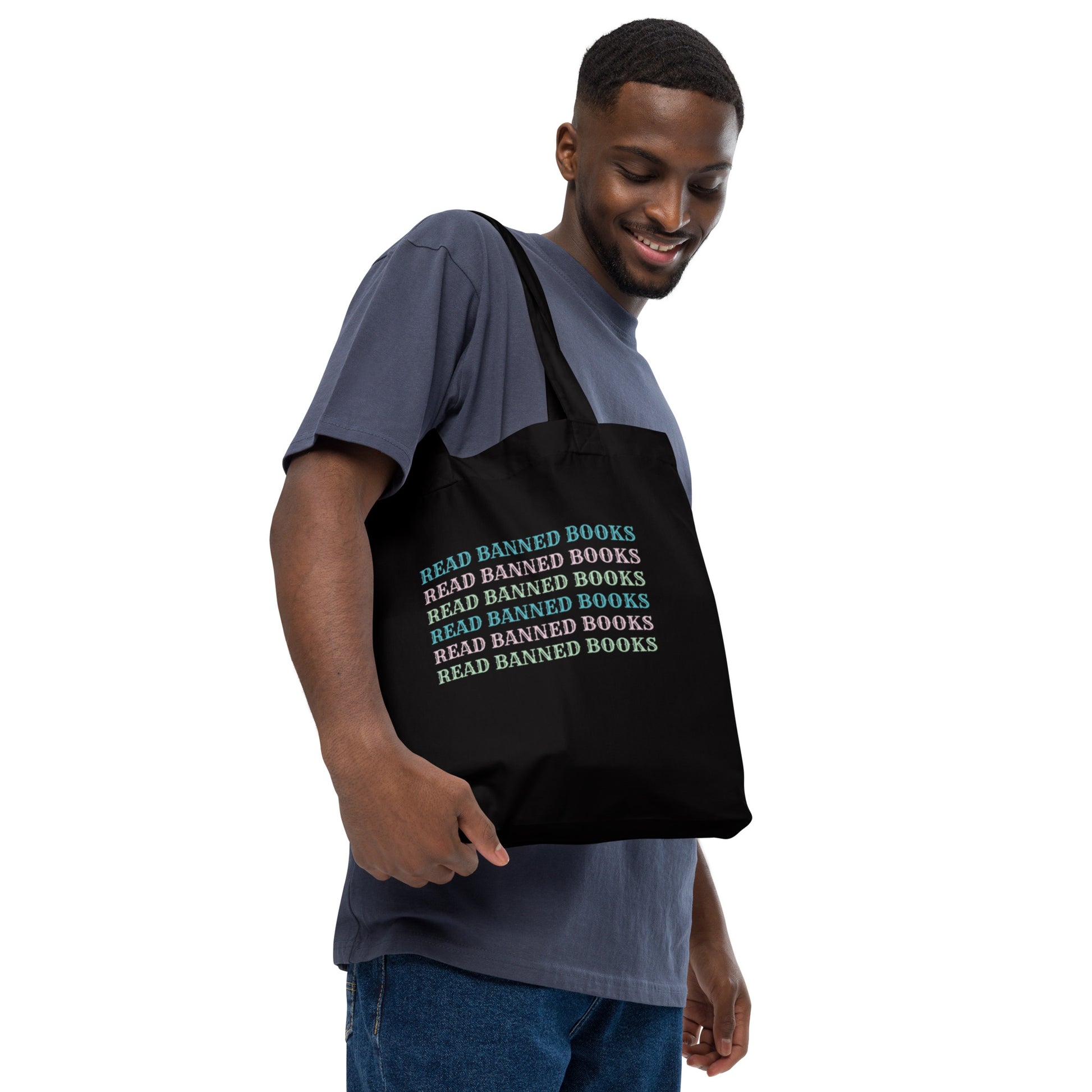 Read Banned Books Organic Fashion Tote Bag - The Spinster Librarian Shop