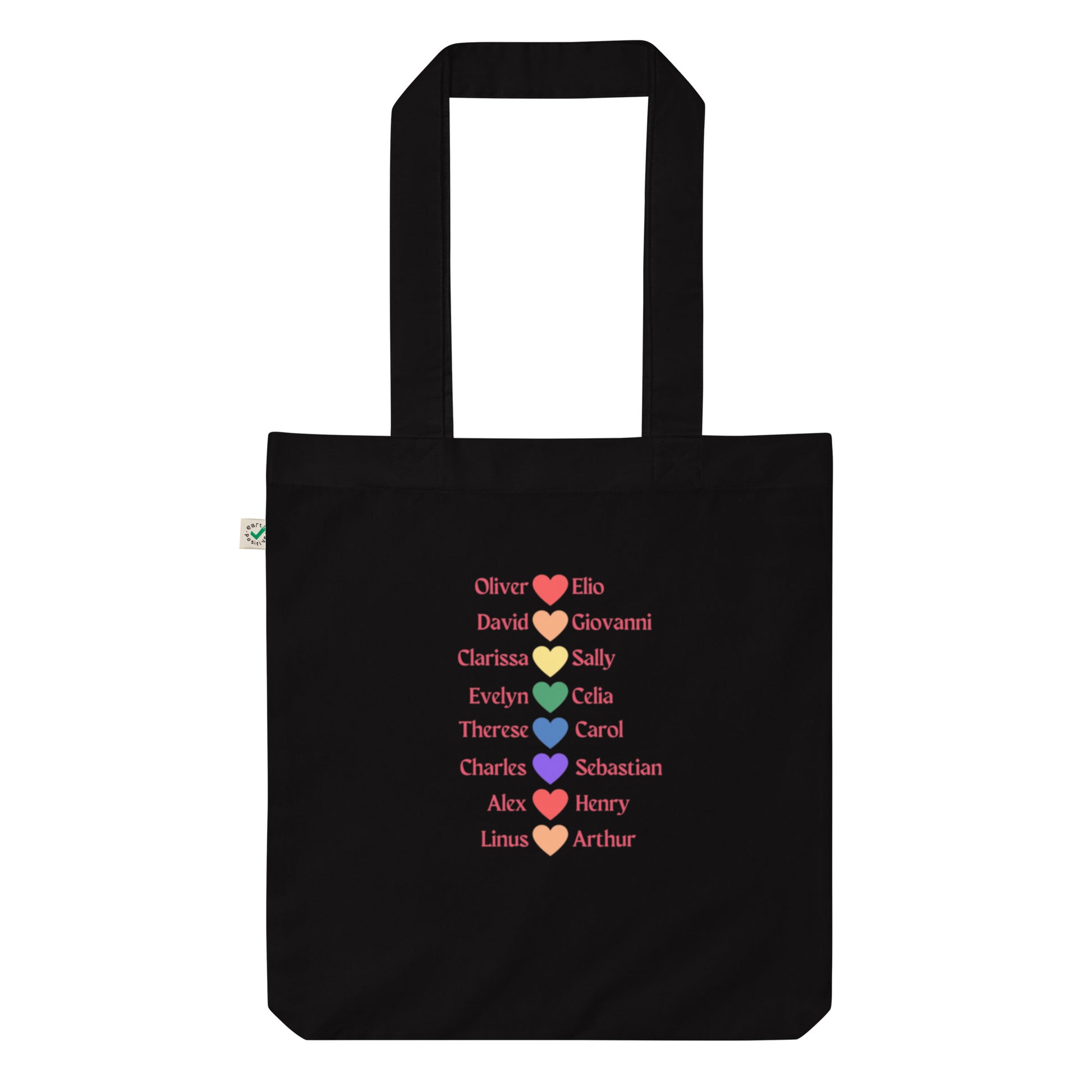 Literary Couples-LGBTQ+ Organic Fashion Tote Bag - The Spinster Librarian Shop